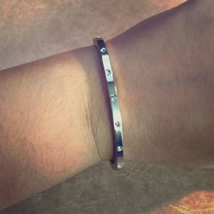 Sterling silver bangle bracelet